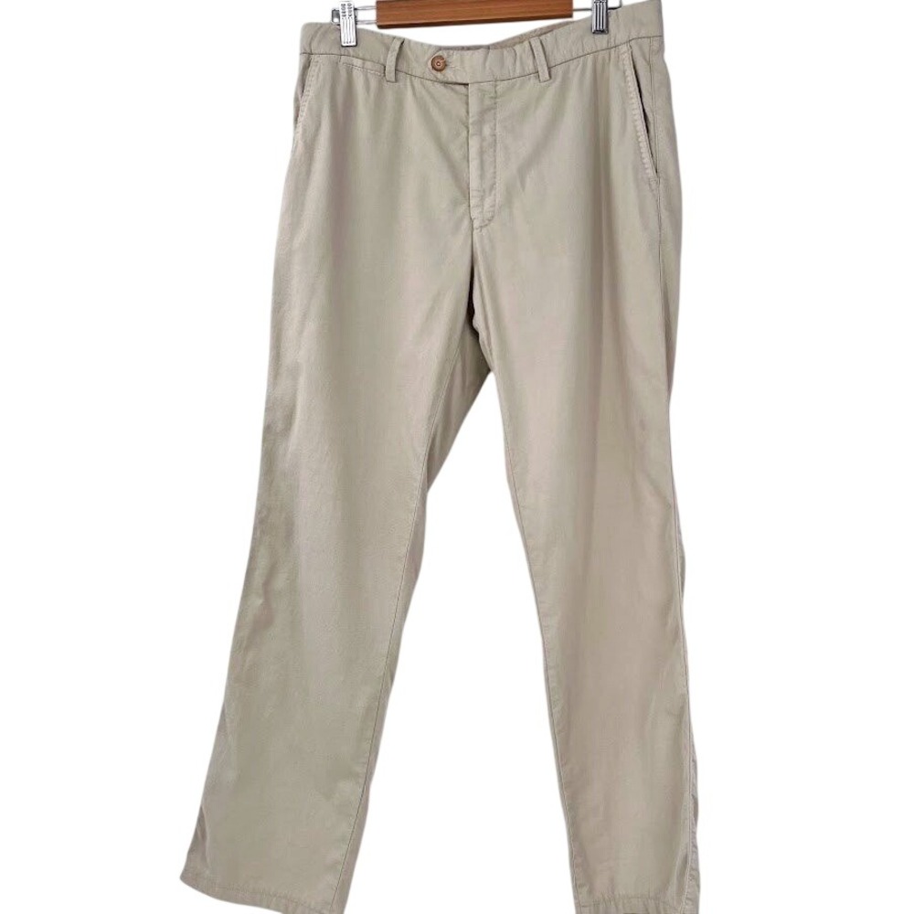 Men's Tan Chinos - Classic Straight Fit